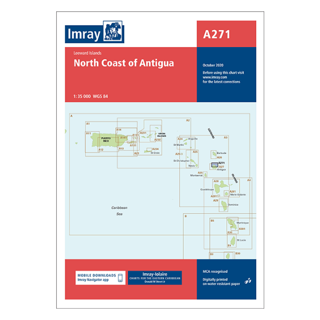 Imray A 271 - North Coast of Antiqua